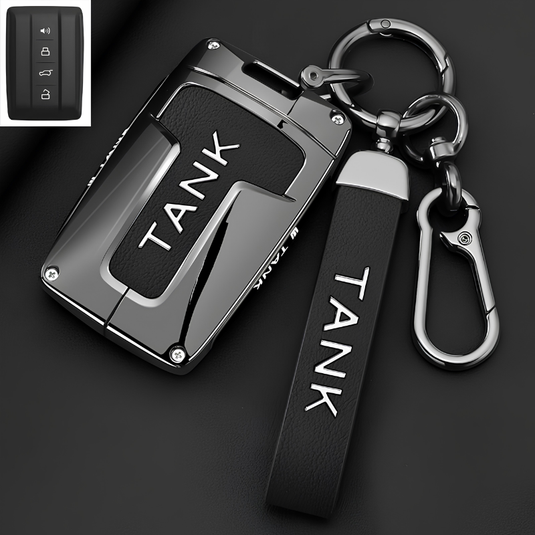 Great Wall Premium Leather Protection Car Key Fob Case Cover for Tank 300, 400 Hi4-T, 500, 700 - i-Station Mobile Phone & Electronic Device Repair and Accessories