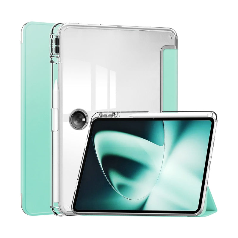 Load image into Gallery viewer, [With Pen Slot] OPPO Pad 2 (OPD2201, X22N2) - Full Covered Transparent Smart Sleep Protection Case
