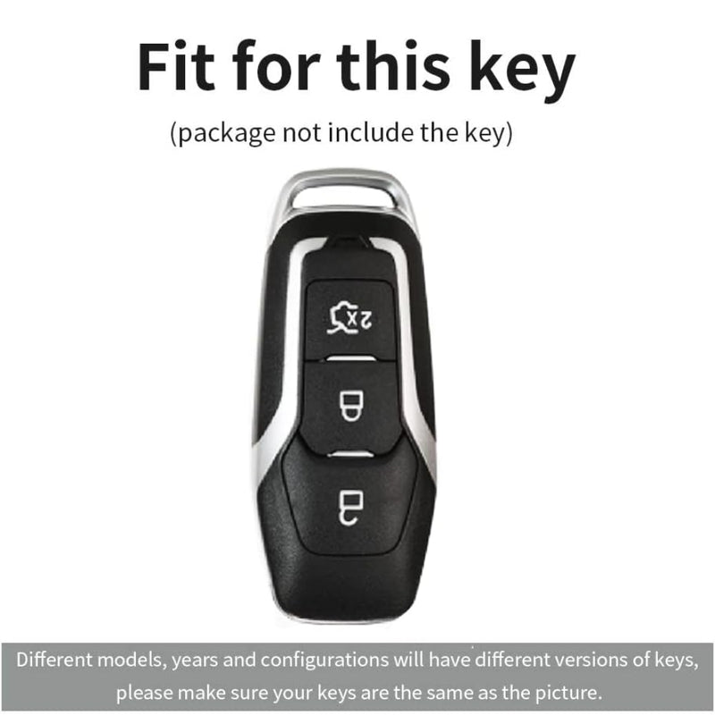 Load image into Gallery viewer, Ford Handcrafted Genuine Leather Car Key Protective Case For Edge, Mondeo, Ka, Fiesta, Focus, Galaxy, Mustang, Kuga
