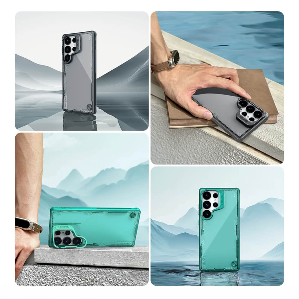 Samsung Galaxy S25 Ultra - NILLKIN Shield Flip Style Lens Camera Stand Protective Case - i-Station Mobile Phone & Electronic Device Repair and Accessories