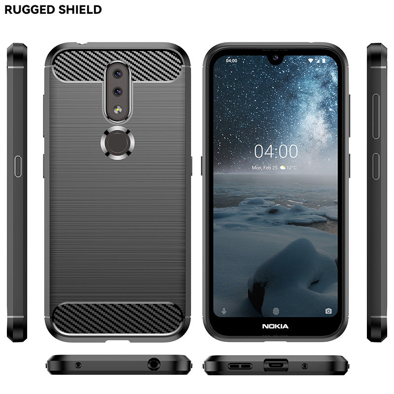 Load image into Gallery viewer, Nokia 4.2 - Shield Shockproof Rugged Heavy Duty Case With 2PC 9H Tempered Glass Screen Protector
