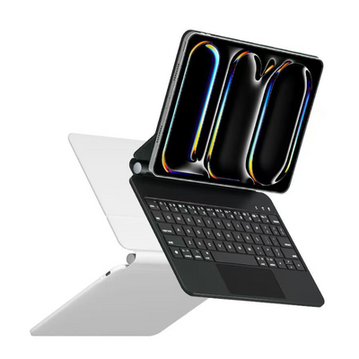 [With Touchpad][Magic Keybord] Apple iPad Pro 11-inch M4 (2024) Smart Multi-Touch Trackpad Magnetic Wireless Keyboard Case With RGB Backlit - i-Station Mobile Phone & Electronic Device Repair and Accessories