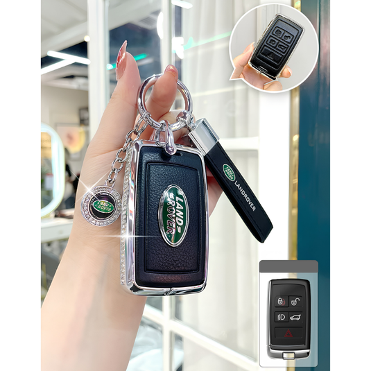 Land Rover Glitter Leather Car Key Fob Case Cover For Range Rover Evoque, Velar, Discovery 4/5, Sport, Defender - i-Station Mobile Phone & Electronic Device Repair and Accessories