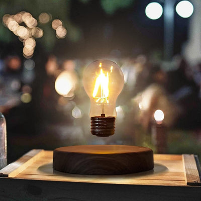 Levitating Bulb Lamp Magnetic Floating LED Light Desk Lamp Table lamp Night Light, 360 Degree Automatic Rotating Light for Unique Gifts Gaming Room Home Office Decor - i-Station Mobile Phone & Electronic Device Repair and Accessories
