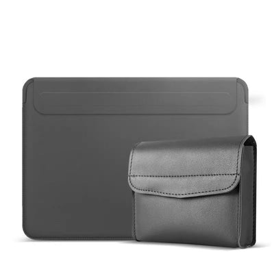 Apple MacBook Air & Pro 13"-17.3" Business Leather Protective Sleeve With Power Bank Bag - i-Station Mobile Phone & Electronic Device Repair and Accessories