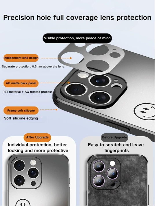 [Pull-Out Bracket] Apple iPhone 13/Pro/Max - Anti-Fingerprint Ultra-Thin Phone Case