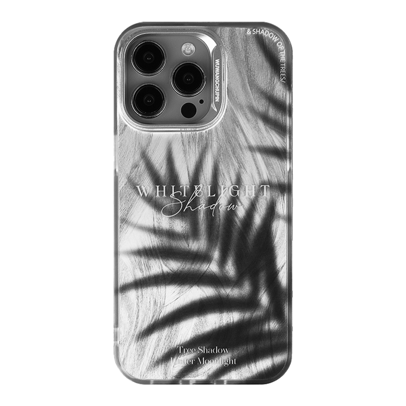 Load image into Gallery viewer, Apple iPhone 14/Pro/Pro Max leaf shadow design style Couple Shockproof Fashion Series Case
