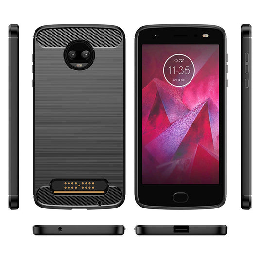 Motorola Moto Moto Z3/Z3 Force/Z3 Play - Shield Shockproof Rugged Heavy Duty Case With 2PC 9H Glass Screen Protector