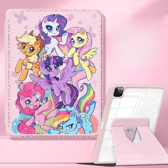[With Pen Slot][360° Rotatable] Apple iPad Air 4/5 10.9'' 4/5th Gen (2020/2022) My Little Pony Cartoon Shockproof Protective Case