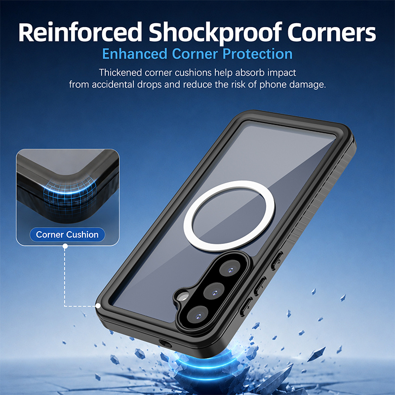 Load image into Gallery viewer, [FS Series][MagSafe Compatible] Samsung Galaxy S26 FE Full Covered Waterproof Heavy Duty Shockproof Armor Case
