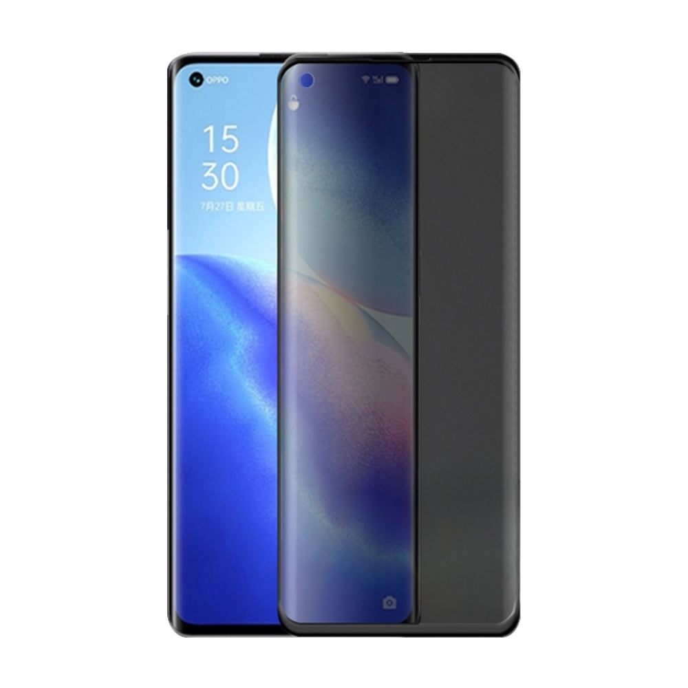 [UV Glue] [Privacy] OPPO Find X3 Neo / Reno5 Pro 5G - UV Full Covered Curved Anti-Spy 9H Tempered Glass Screen Protective Protector - i-Station Mobile Phone & Electronic Device Repair and Accessories