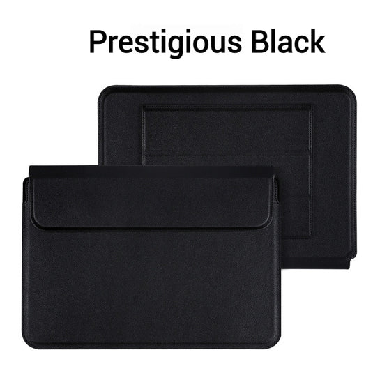 Apple/Lenovo/Huawei Universal 13-inch Laptop Sleeve Storage Bag With Magnetic Closure and Stand