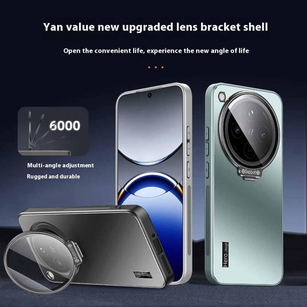 OPPO Find X8 Pro - Full Coverage Lens Stand Shockproof Protective Case - i-Station Mobile Phone & Electronic Device Repair and Accessories