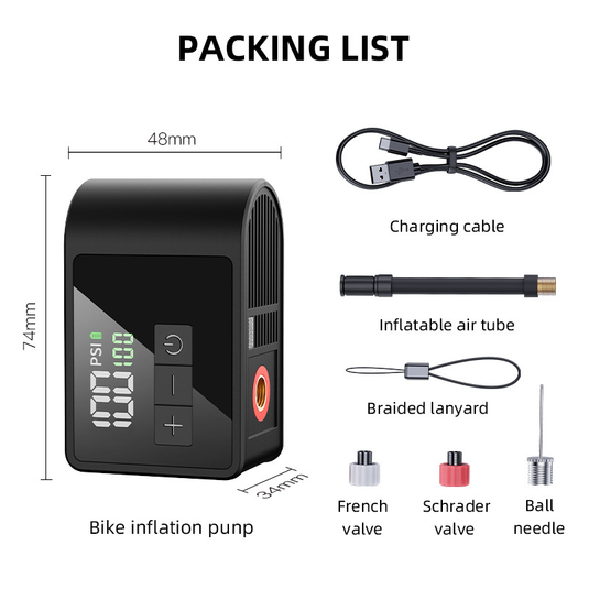 NEWO Mini Air Pump for Road Bikes and Mountain Bikes - i-Station Mobile Phone & Electronic Device Repair and Accessories