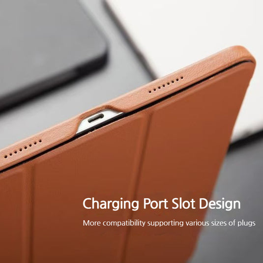 Apple iPad Pro 12.9-inch 3rd/4/5/6th Gen (2018/2020/2021/2022) Genuine Leather Full-protection Shockproof Case - i-Station Mobile Phone & Electronic Device Repair and Accessories
