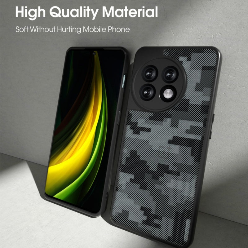 Load image into Gallery viewer, OnePlus 11 - Transparent Camouflage Shockproof Protective Case
