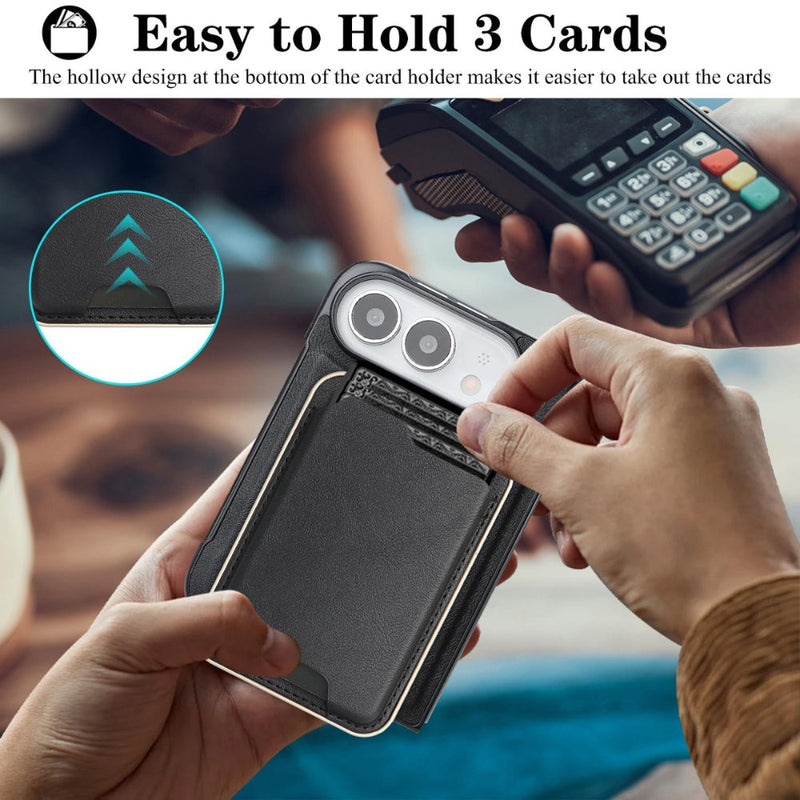 Load image into Gallery viewer, Apple iPhone Duo - Kalebol Slim MagSafe Ring Magnetic Card Bag Leather Phone Case - Polar Tech Australia
