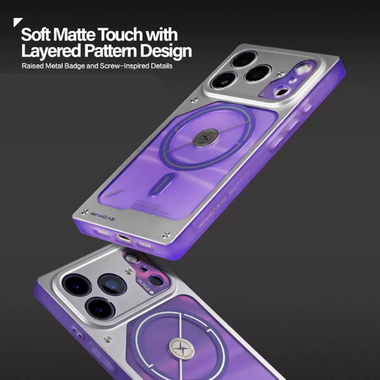 Apple iPhone 17 WAKCAS Square Electroplated Magnetic Stylish Protective Case