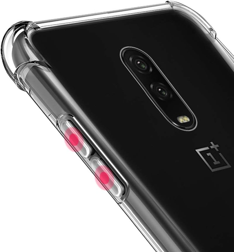 Load image into Gallery viewer, OnePlus 1+7/7 Pro/7T Pro - AirPillow Cushion Transparent Soft Clear TPU Four Corners Protective Case With 2PC 9H Tempered Glass Screen Protector
