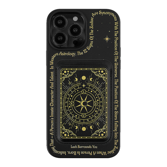 [Magsafe Compatible][With Card Holder] Apple iPhone 14 / Pro / Pro Max Constellation tarot card design style Shockproof Fashion Series Case