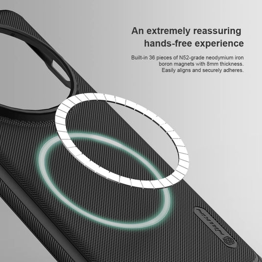 [Magsafe Compatible] OPPO Find X7 Ultra - Nillkin Super Frosted Shield Pro Magnetic Matte Cover Case