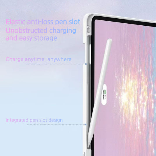 [Detachable] Apple iPad Air 13-inch M2/M3/M4 (2024/2025/2026) 720° Rotatable Gradient Full-cover Case With Pen Slot - i-Station Mobile Phone & Electronic Device Repair and Accessories