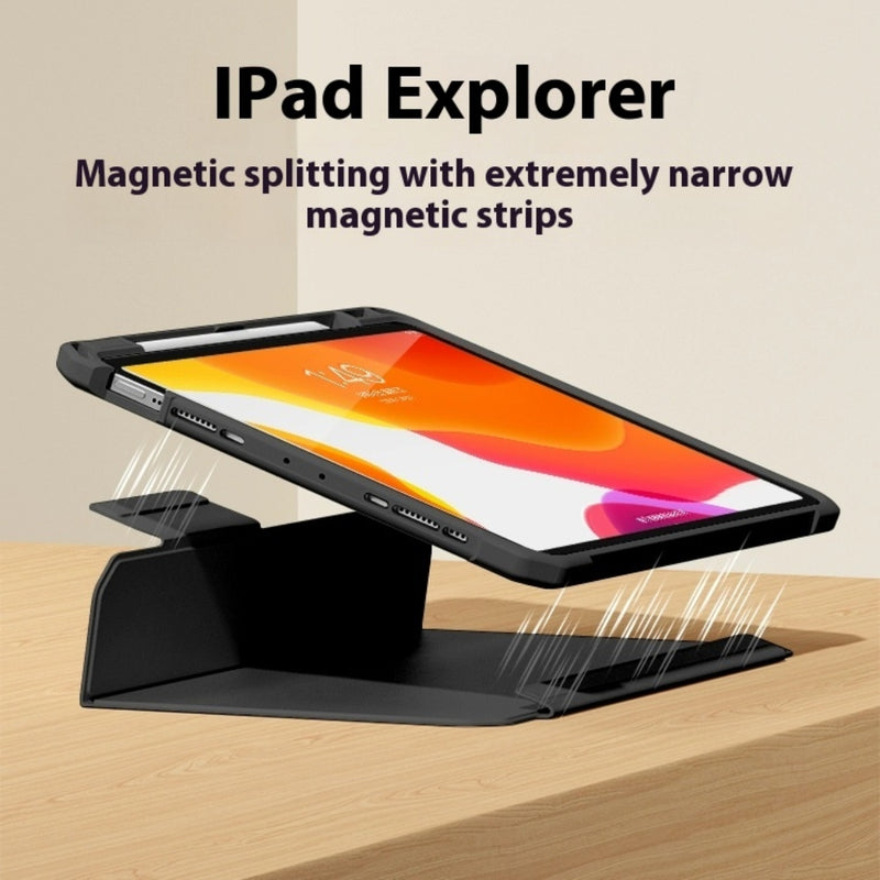 Load image into Gallery viewer, [With Pen Slot] Apple iPad 10.2&quot; 7th/8th/9th (2019/2020/2021) - Full Coverage Shockproof Air Cushion Magnetic Case
