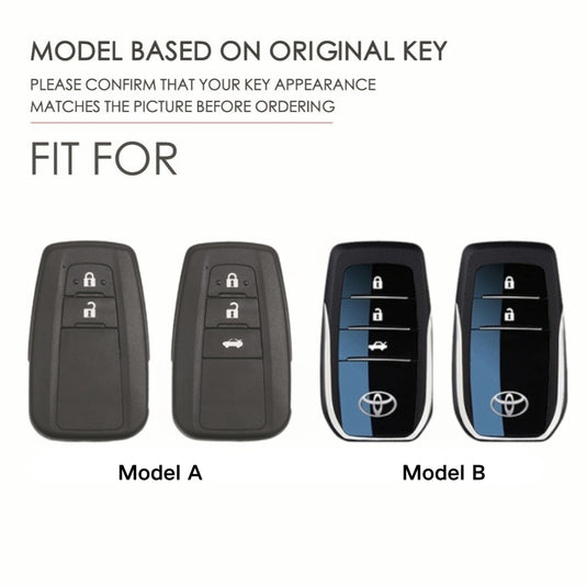 Toyota Metal Cool Fashionable Key Case For Crown, Corolla, Camry, C-HR, BZ4X, Prado, RAV4, Avalon, Prius, Alpharo, Mirai