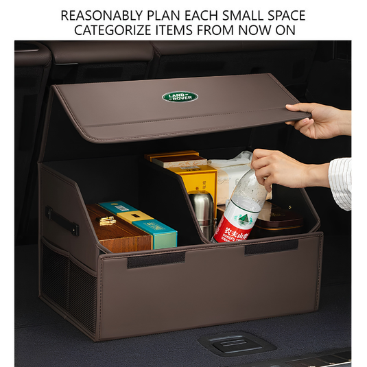 Land Rover Microfiber Leather Car Trunk Storage Box for Defender, Range Rover Sport, Evoque, Velar, Discovery 4/5, Freelander - i-Station Mobile Phone & Electronic Device Repair and Accessories