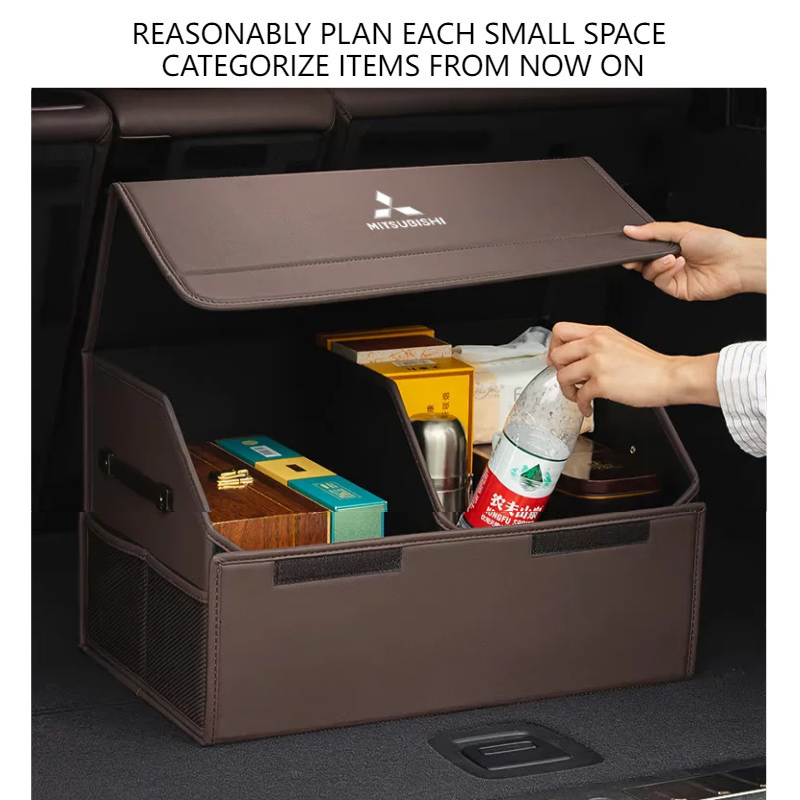 Load image into Gallery viewer, Mitsubishi Microfiber Leather Car Trunk Storage Box for Outlander, ASX, Eclipse Cross, L200, Pajero, Triton, Lancer EX - i-Station Mobile Phone &amp; Electronic Device Repair and Accessories
