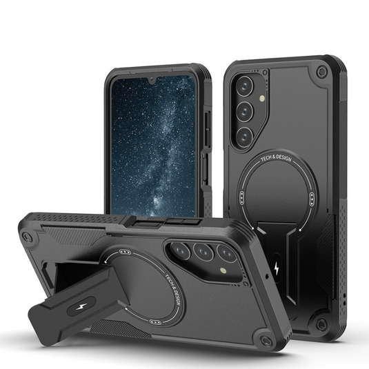 [Magsafe Compatible][Built-in Stand] Samsung Galaxy A16 4G/5G Military-grade Shockproof Heavy Duty Series Case