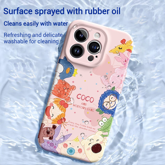 [Magsafe Compatible] Apple iPhone 13/Pro/Pro Max Cartoon Liquid Silicone Shockproof Fashion-Forward Series Case
