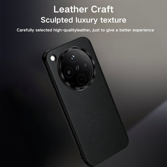 OPPO Find X8 Pro - Fashionable Business Leather Shockproof Phone Case