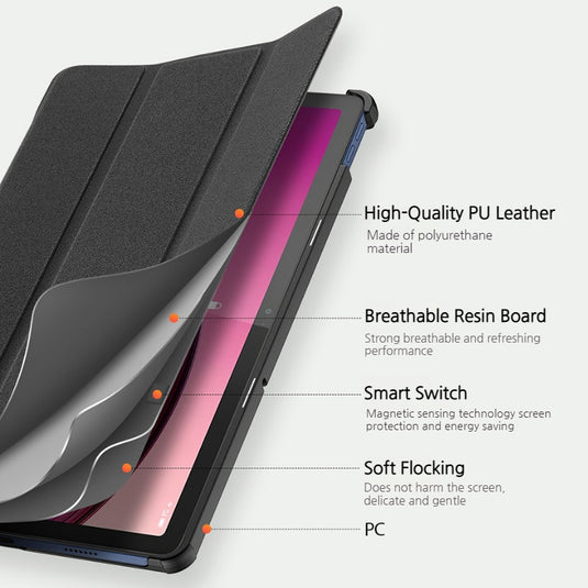 [With Pen Slot] Lenovo Idea Tab Pro Gen 2 13" 2026 (TB390FU) - Premium PU Fabric Texture Shockproof Case - i-Station Mobile Phone & Electronic Device Repair and Accessories