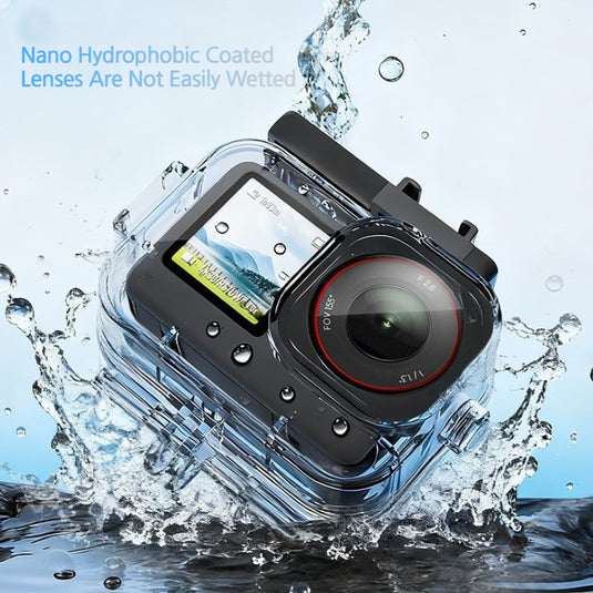 DJI Action 6 - Premium High-Transmittance PC & Tempered Glass Waterproof Housing — 70 m Dive & Surf Protection with Polarizing Filter - i-Station Mobile Phone & Electronic Device Repair and Accessories
