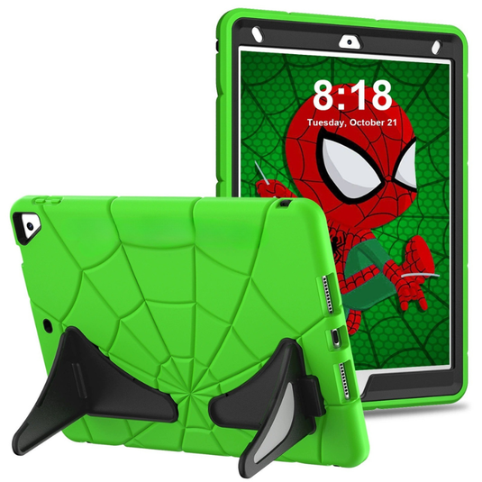 [Built-in Stand][With Pen Slot] Apple iPad Mini 6/7 8.3'' 6/7th Gen (2021/2024) Spiderman Cartoon Kids Full-cover Silicone Shockproof Case - i-Station Mobile Phone & Electronic Device Repair and Accessories