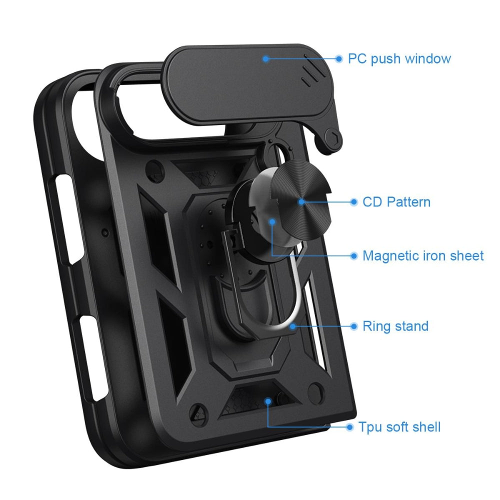 Apple iPhone Duo - Sliding Camera Cover Design TPU+PC Phone Case - Polar Tech Australia