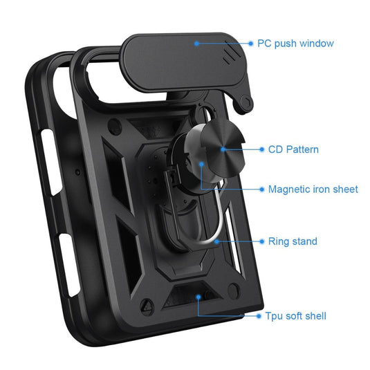 Apple iPhone Duo - Sliding Camera Cover Design TPU+PC Phone Case - Polar Tech Australia