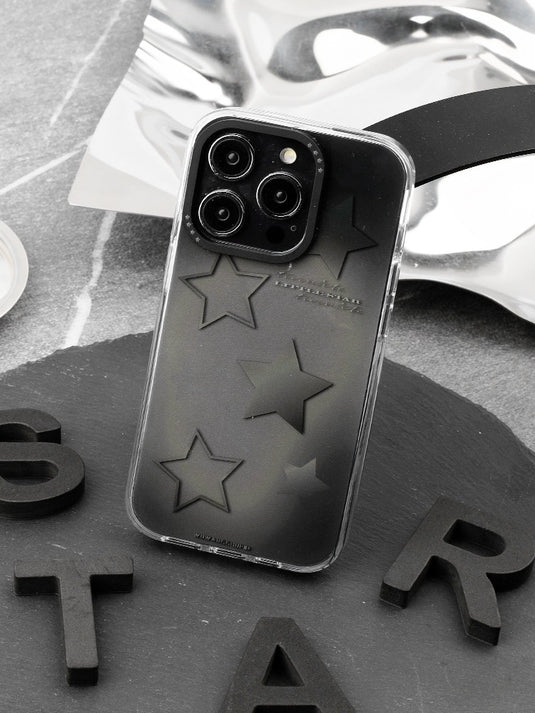 Apple iPhone 16/Pro/Pro Max dark star design style phone case Shockproof Fashion Series Case