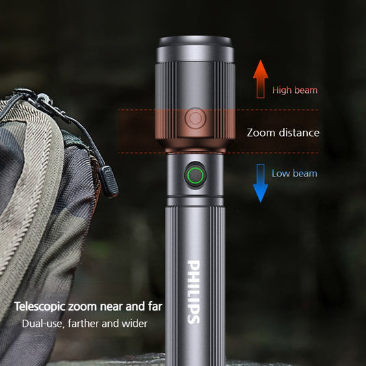 Philips Ultra-Bright Portable Outdoor LED Flashlight - i-Station Mobile Phone & Electronic Device Repair and Accessories