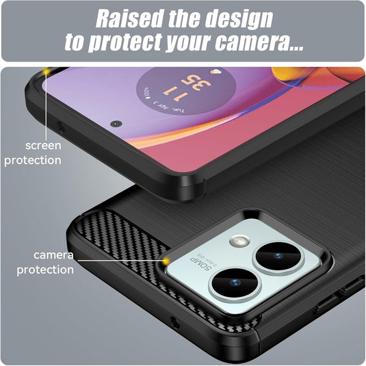 Motorola Moto G84 5G - Shield Shockproof Rugged Heavy Duty Case With 2PC 9H Glass Screen Protector