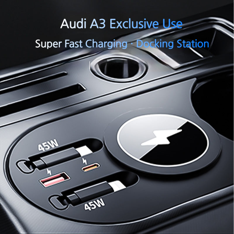 Load image into Gallery viewer, Audi A3 (2021–2025) Car Wireless Fast Charging Hub - i-Station Mobile Phone &amp; Electronic Device Repair and Accessories
