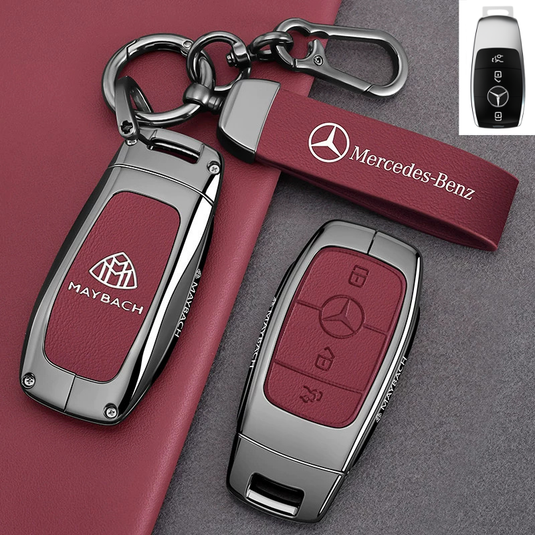 Maybach Premium Leather Protection Car Key Fob Case Cover For GLS480, S480, S580, S680, GLS600 - i-Station Mobile Phone & Electronic Device Repair and Accessories
