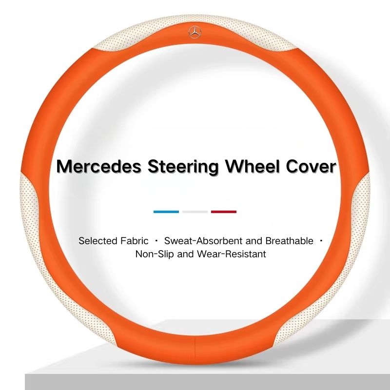 Load image into Gallery viewer, Mercedes-Benz Skin-friendly &amp; Breathable Steering Wheel Cover For C260L, E300L, A180L, GLA/GLB, GLC, CLA
