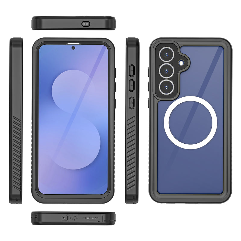Load image into Gallery viewer, [FS Series][Magsafe]  Samsung Galaxy S25 FE S731 - Redpepper Full Covered Waterproof Heavy Duty Tough Armor Shockproof Case - i-Station Mobile Phone &amp; Electronic Device Repair and Accessories
