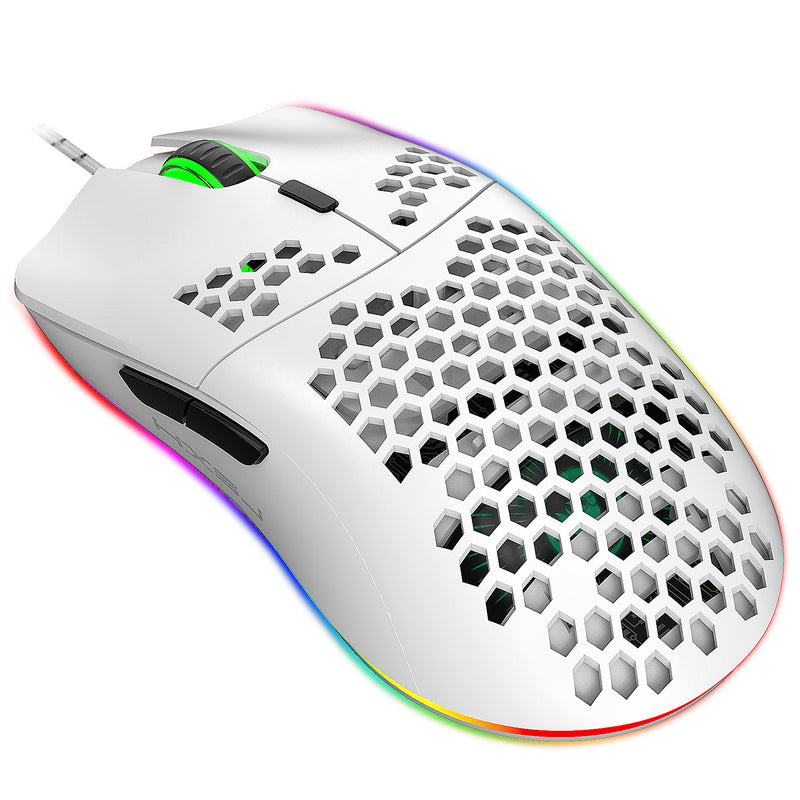 Load image into Gallery viewer, Silence Lightweight Wire Programmable Mouse Gaming Mouse Silence - 6400 DPI
