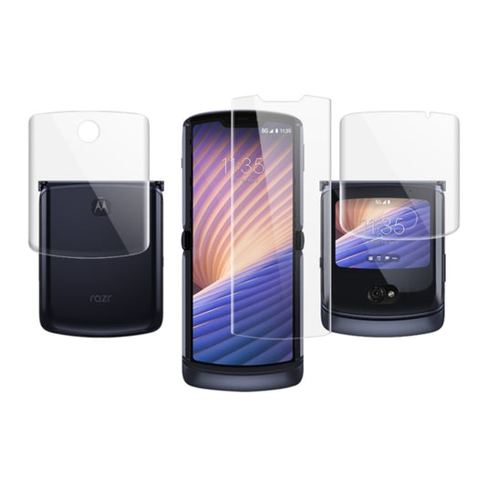 [TPU Hydrogel] Motorola Razr 5G - Full Covered Soft TPU Screen Protector Flim