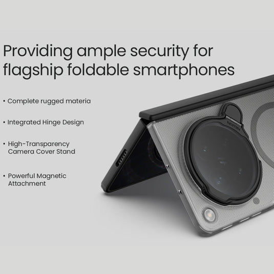 [Magsafe Compatible] OPPO Find N6 - Nillkin Frosted shield Prop Magnetic Camera protective Case - Polar Tech Australia