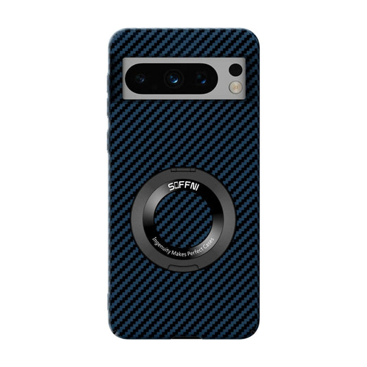 [360° Rotating Bracket] Google Pixel 7/Pro/A - Matte Carbon Fiber Style Magnetic Protective Case