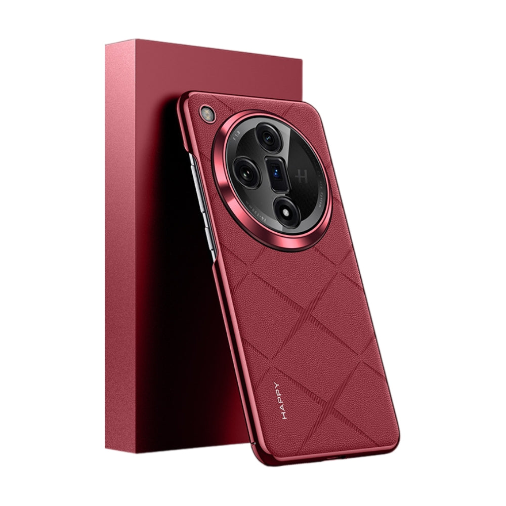 OPPO Find X8 Pro - Plain Leather PC Phone Case - i-Station Mobile Phone & Electronic Device Repair and Accessories
